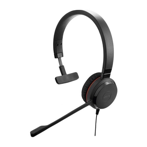 Jabra Evolve 20SE UC Mono Headset - Leatherette Version 4993-829-409 - The Telecom Spot