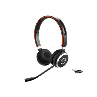 Jabra Evolve 65 SE MS Stereo Headset with Link 380-A 6599-833-309 - The Telecom Spot