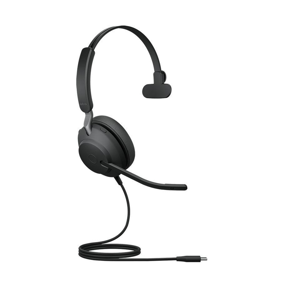 Jabra Evolve2 40 Headset - USB-C UC Mono 24089-889-899 - The Telecom Spot