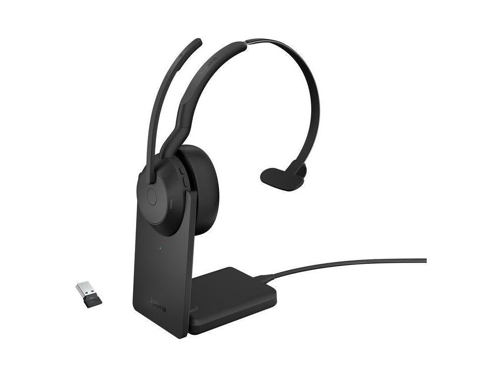 Jabra Evolve2 55 Link380a Uc Mono Stand 25599-889-989-01 - The Telecom Spot