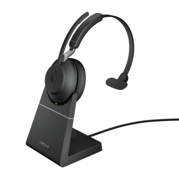 Jabra Evolve2 65 Link380a Ms Mono Std Bl+stand 26599-899-989 - The Telecom Spot