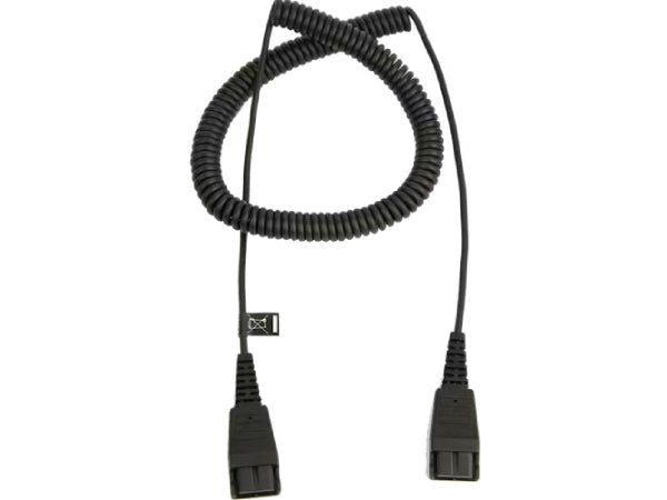 Jabra Qd To Qd Coiled Extension Cord8730 - 009 8730-009 - The Telecom Spot
