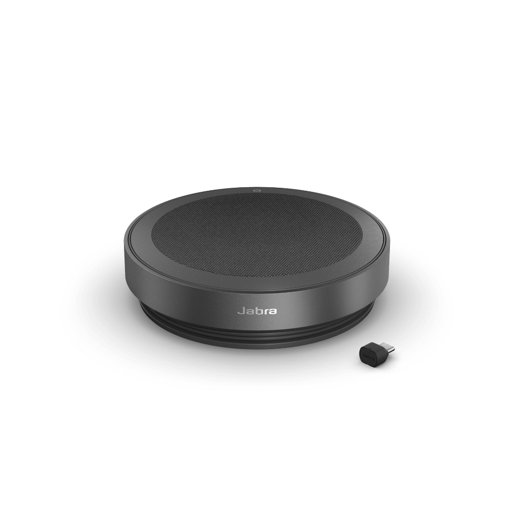Jabra Speak2 75 Portable USB Bluetooth Speakerphone – 65mm Speaker & 4 Noise - Cancelling Mics for Hybrid Meetings 2775-329-01 - The Telecom Spot