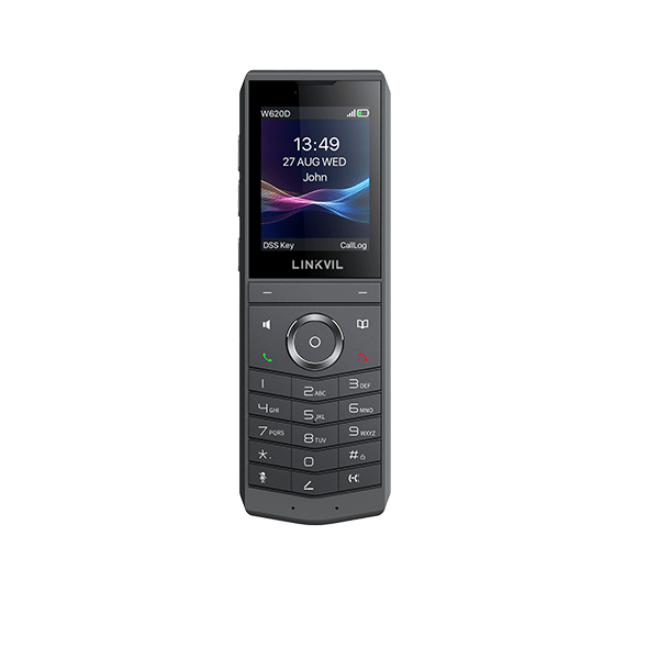LINKVIL by Fanvil W620D Portable DECT Phone – 2.4" Color Display HD Voice Noise Reduction W620D - The Telecom Spot