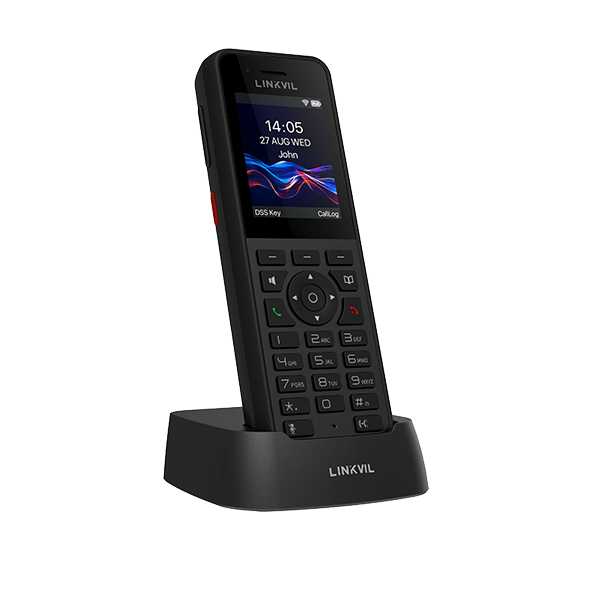 LINKVIL by Fanvil W626W Ruggedized Wi-Fi Phone – IP67 Durability, Wi-Fi 6 & Dedicated Emergency Alert Key W626W-Black - The Telecom Spot