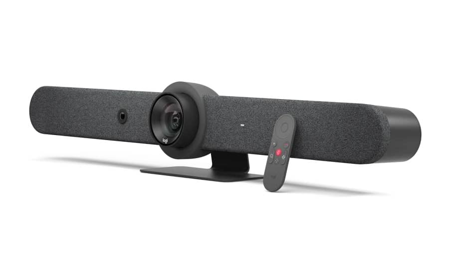 Logitech Rally Bar 4K Video Bar | AI Meetings Medium Rooms