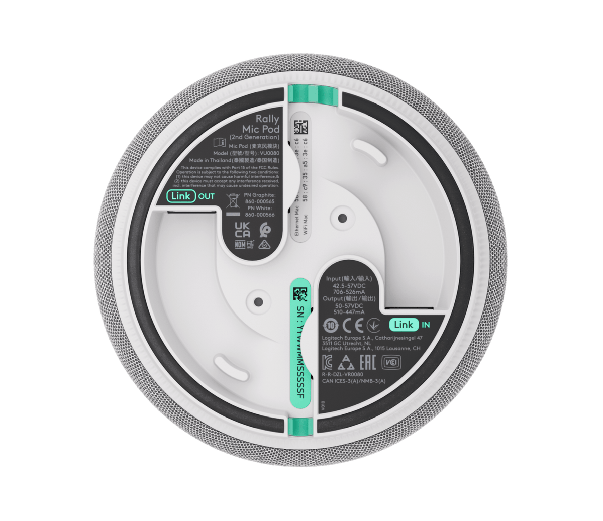 Logitech Rally Mic Pod 2 989-001215 - The Telecom Spot