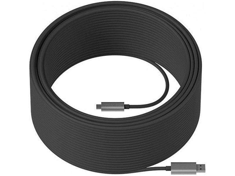 Logitech Strong USB Cable for Tap, Rally Camera, MeetUp – 45m/147ft 939-001805 - The Telecom Spot