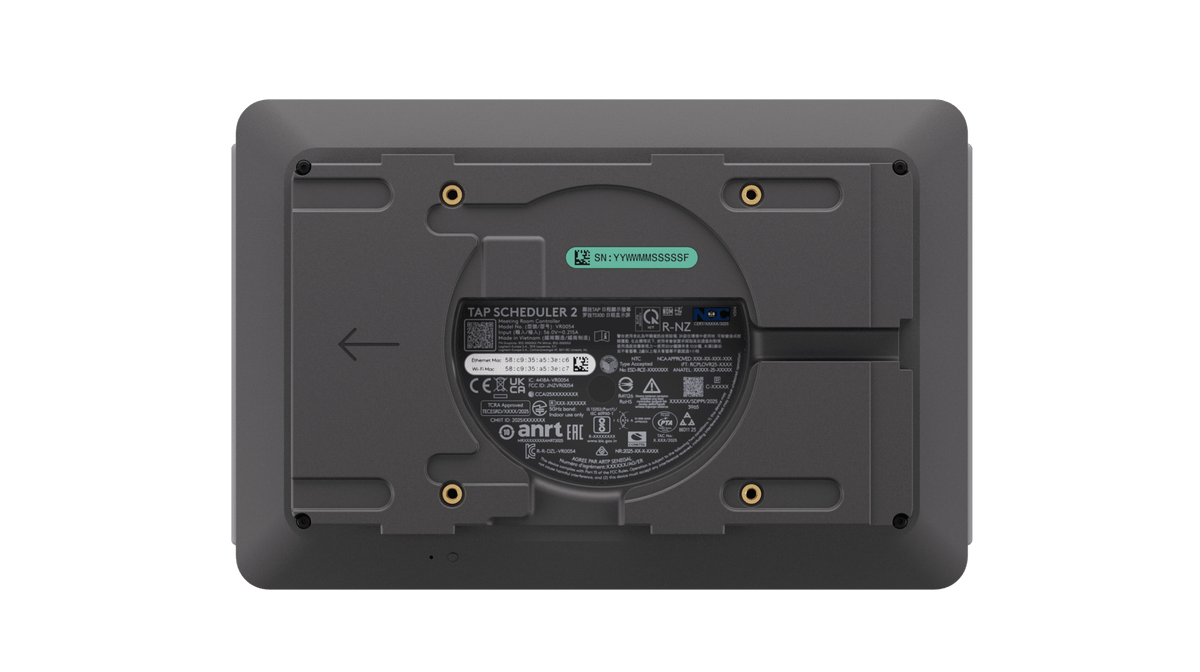 Logitech Tap Scheduler 2 Meeting Room Scheduling Panel – 10.1" PoE Touch Panel with Room Status LEDs 952-000295 - The Telecom Spot