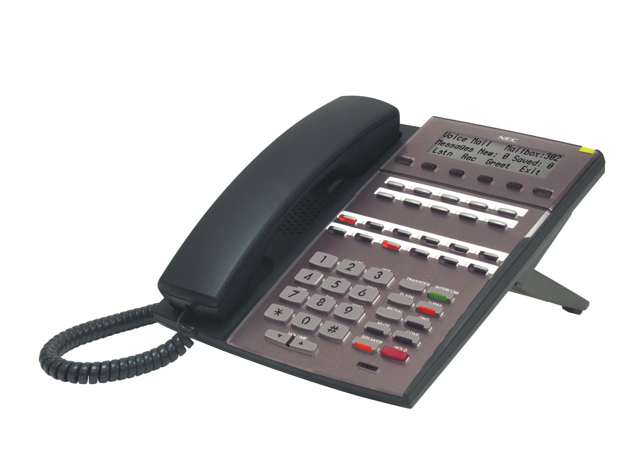 NEC DSX 22-Button Display Telephone, Black NEC-1090020 - The Telecom Spot