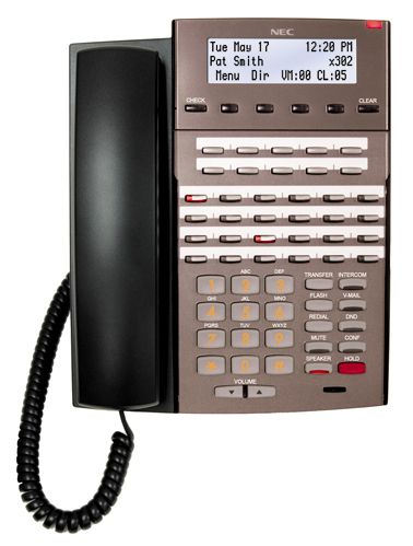 NEC DSX 34-Button Backlit Display Telephone, Black 1090021 - The Telecom Spot