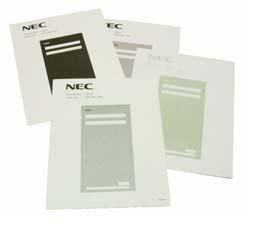NEC DSX 60 Button DSS DESI Labels, White 1093080 - The Telecom Spot