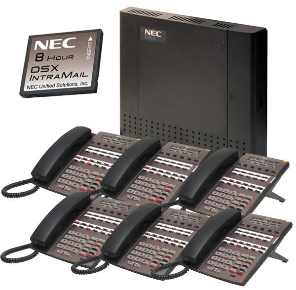 NEC DSX40 Kit with 2-port InMail and 6 22-bt NEC-1091066 - The Telecom Spot