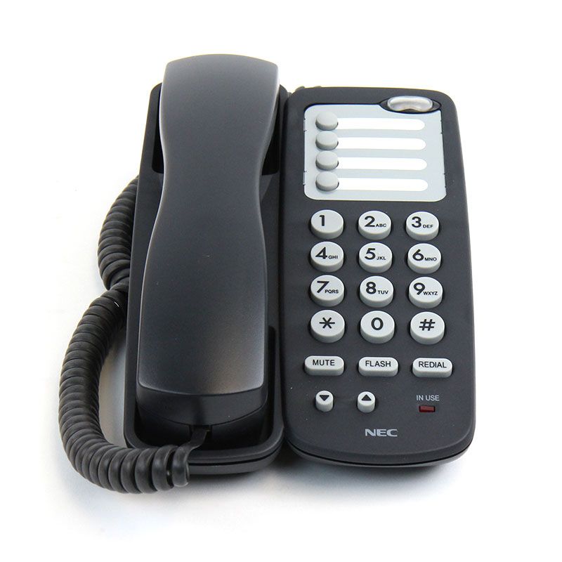 NEC DTH-1-1 BE110936 Single-line phone Black NEC-780034 - The Telecom Spot
