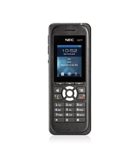 NEC G277 IP DECT Handset Ã¢â‚¬â€œ Black NEC-Q24-FR000000136019 - The Telecom Spot