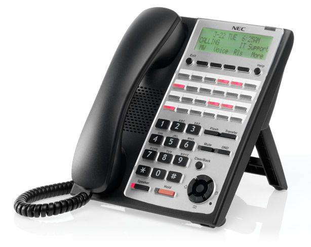 NEC SL1100 24-Button Digital Telephone (Black) (NEC-1100063)