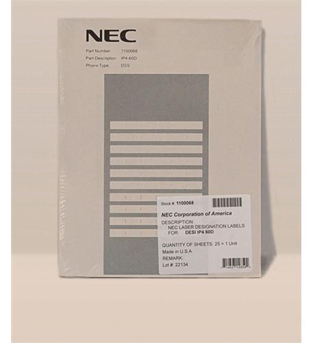 Nec Sl1100 Desi Sheet 60 Button Telephone NEC-1100068 - The Telecom Spot