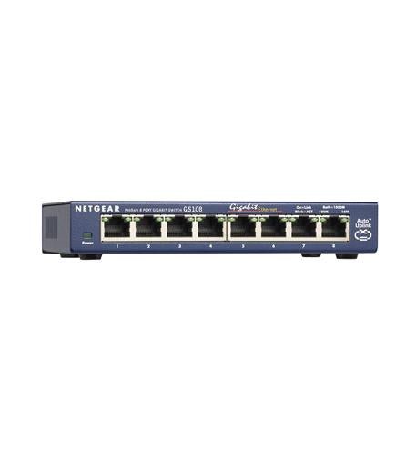 Netgear ProSafe 8 Port Gigabit Switch GS108-400NAS - The Telecom Spot