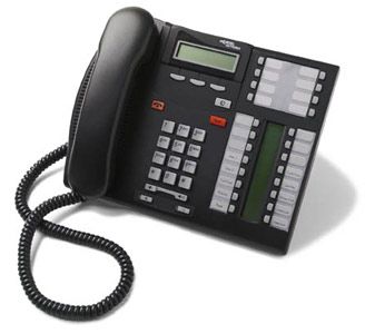 Nortel T7316 Telephone, Charcoal - Refurbished NT8B27AAAA-RF - The Telecom Spot