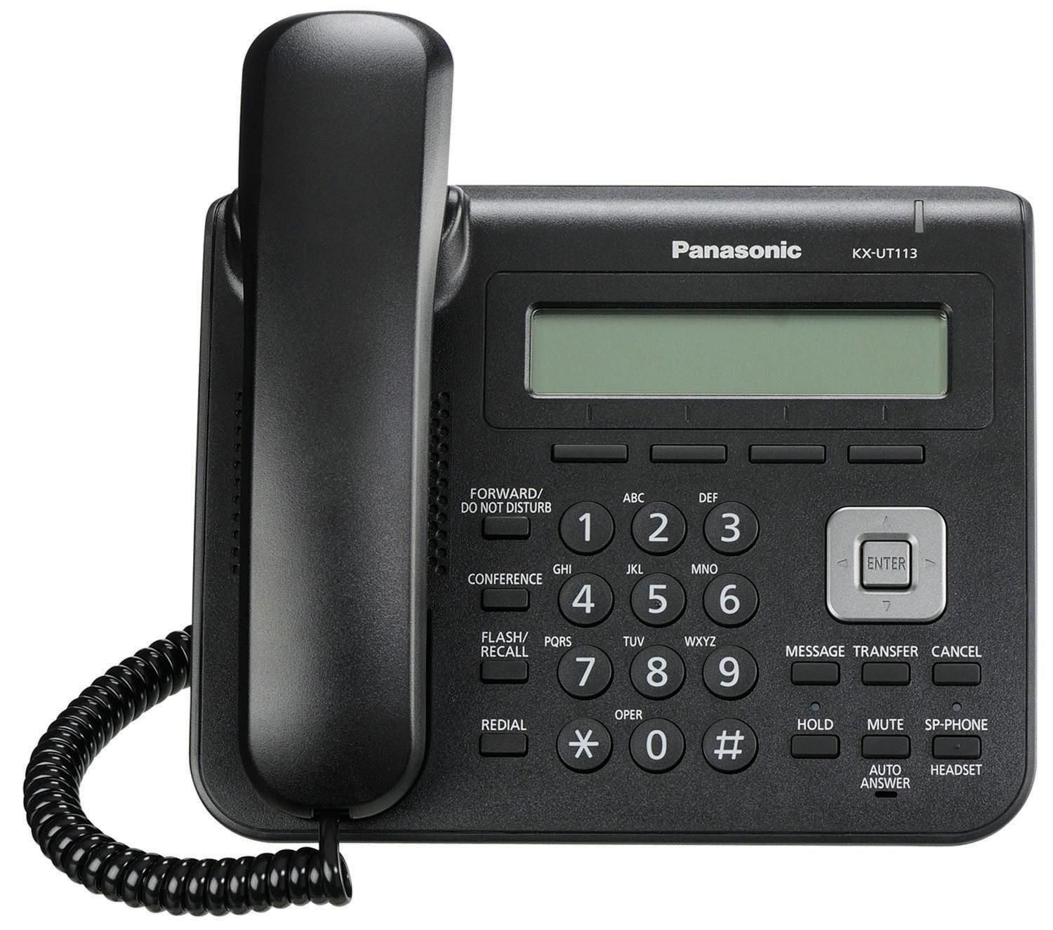 Panasonic KX-UT113 IP Telephone KX-UT113-B - The Telecom Spot