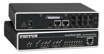 Patton SmartNode 4834 VoIP IAD - V.35 WAN, 2 FXS & 2 FXO Ports SN4834/2JS2JOC/EUI - The Telecom Spot