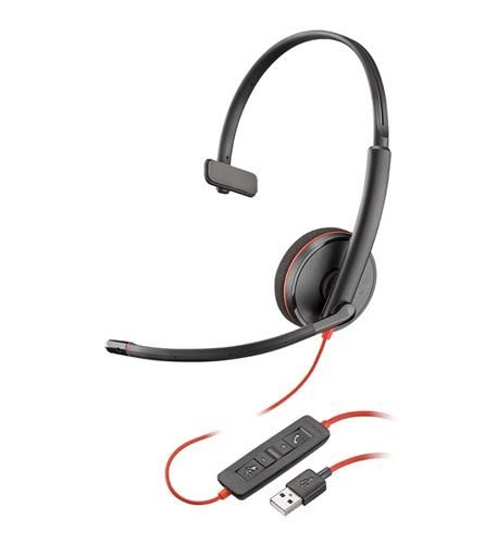 Plantronics Blackwire C3210 Mono Headset, USB-A 80S01A6 - The Telecom Spot