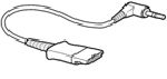 Plantronics Cable 18in. 2.5mm RT-Angle to QD Gold Plug PTH100/200 85S11AA - The Telecom Spot