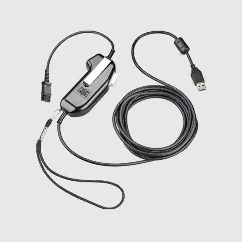 Plantronics Secure Voice, Ptt, 10 Ft. Coil (ext) Ptt (Special Order) 8K6S8AA#AC3 - The Telecom Spot