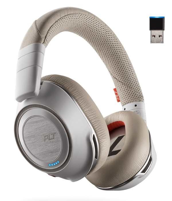 Plantronics Voyager 8200 UC Bluetooth Headset - White 208769-02 - The Telecom Spot