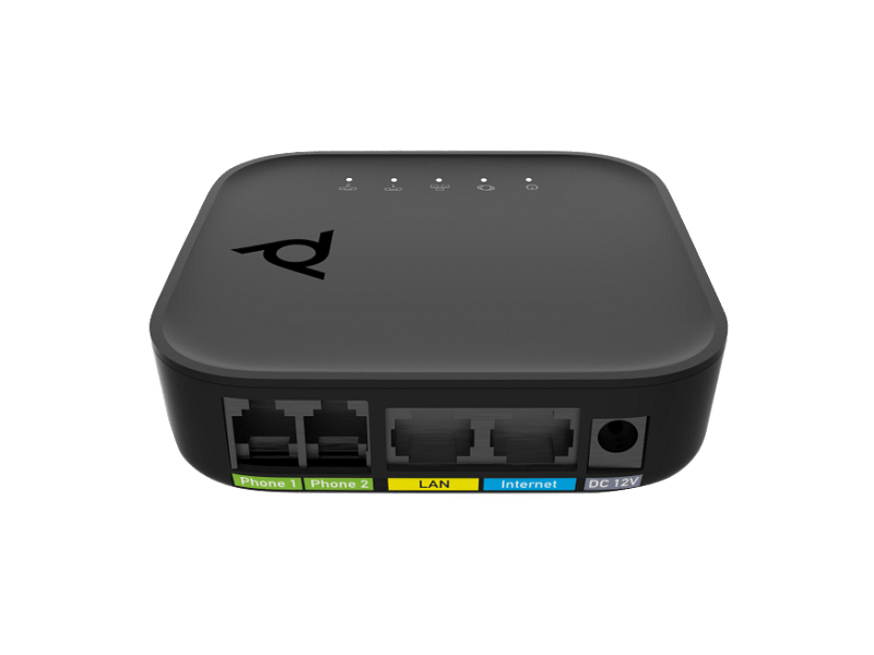 Poly ATA 402 2 FXS Voice Port VoIP Adapter – Convert Analog Phones & Faxes to SIP VoIP (8F3H5AAABA) 8F3H5AAABA - The Telecom Spot