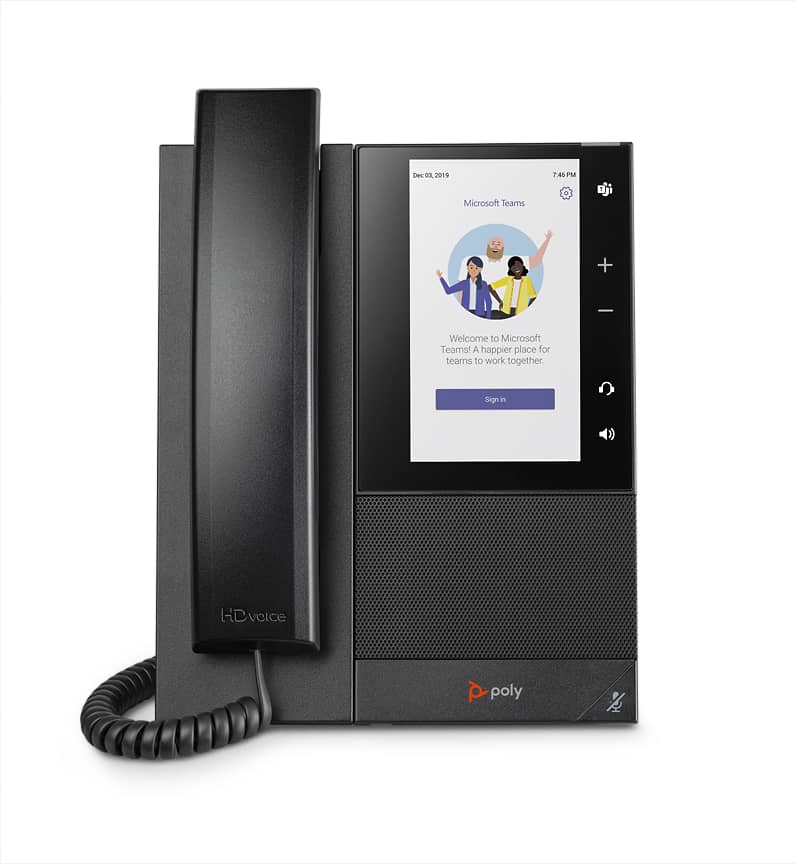 Poly CCX 500 Business Media Phone with Handset - MS Teams/SFB 82Z76AA - The Telecom Spot