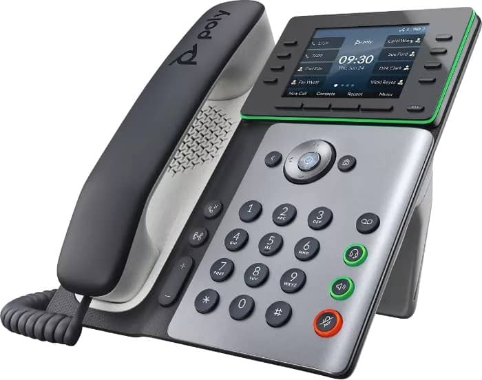 Poly Edge E350 Bluetooth Wi-Fi IP Phone 82M89AA - The Telecom Spot