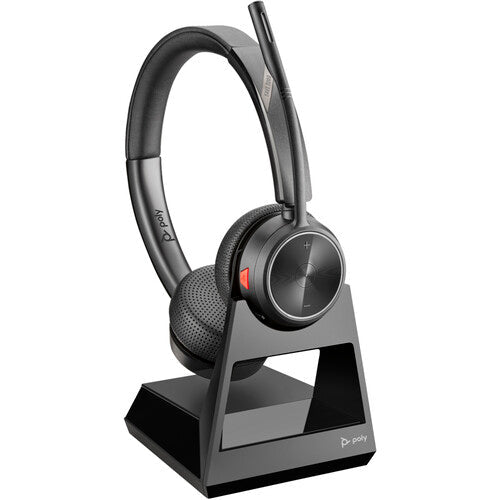Poly Savi 7220 Office Binaural DECT Wireless Headset – Noise Canceling for Desk Phone Mobility (7W6D5AAABA) 7W6D5AAABA - The Telecom Spot