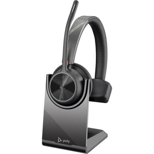 Poly Voyager 4310 - M USB - C Microsoft Teams Certified Headset with Charge Stand – Portable Monaural Wireless Headset for Hybrid Work (77Y97AA) 77Y97AA - The Telecom Spot
