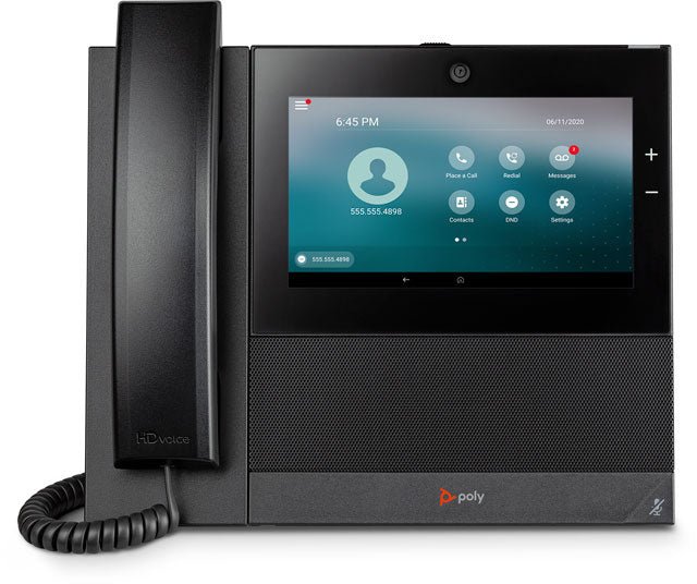 Polycom CCX 700 business Media Phone Open SIP. Ships with NA power supply. 84C18AA#ABA - The Telecom Spot