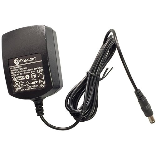 Polycom Power Adapter for VVX 301/311/401/411/501/601 2200-48560-001 - The Telecom Spot