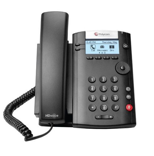 Polycom VVX 201 IP Phone - with Power Supply 2200-40450-001 - The Telecom Spot