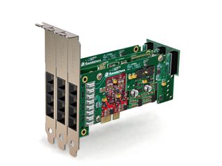Sangoma A20402DE 8FXS 4FXO PCI-E Analog Card w/ EC HW A200-A20402DE - The Telecom Spot