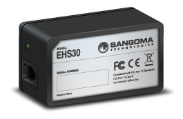 Sangoma EHS30 Wireless Headset Adapter PHON-ACCS-EHS30-SNG - The Telecom Spot