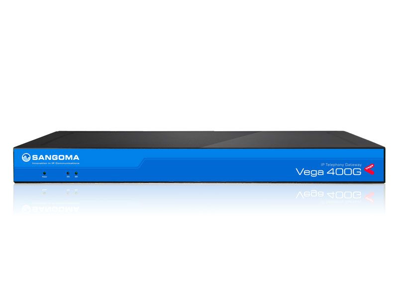 Sangoma Vega 400G Dual PSU Quad E1/T1 Digital Gateway - 120 VoIP Channels VEGA-4NG-120-DPSU - The Telecom Spot