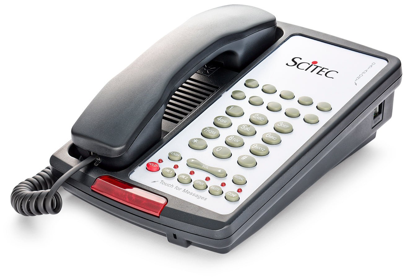 Scitec Aegis - T - 08 Analog Phone Black 89102 89102 - The Telecom Spot