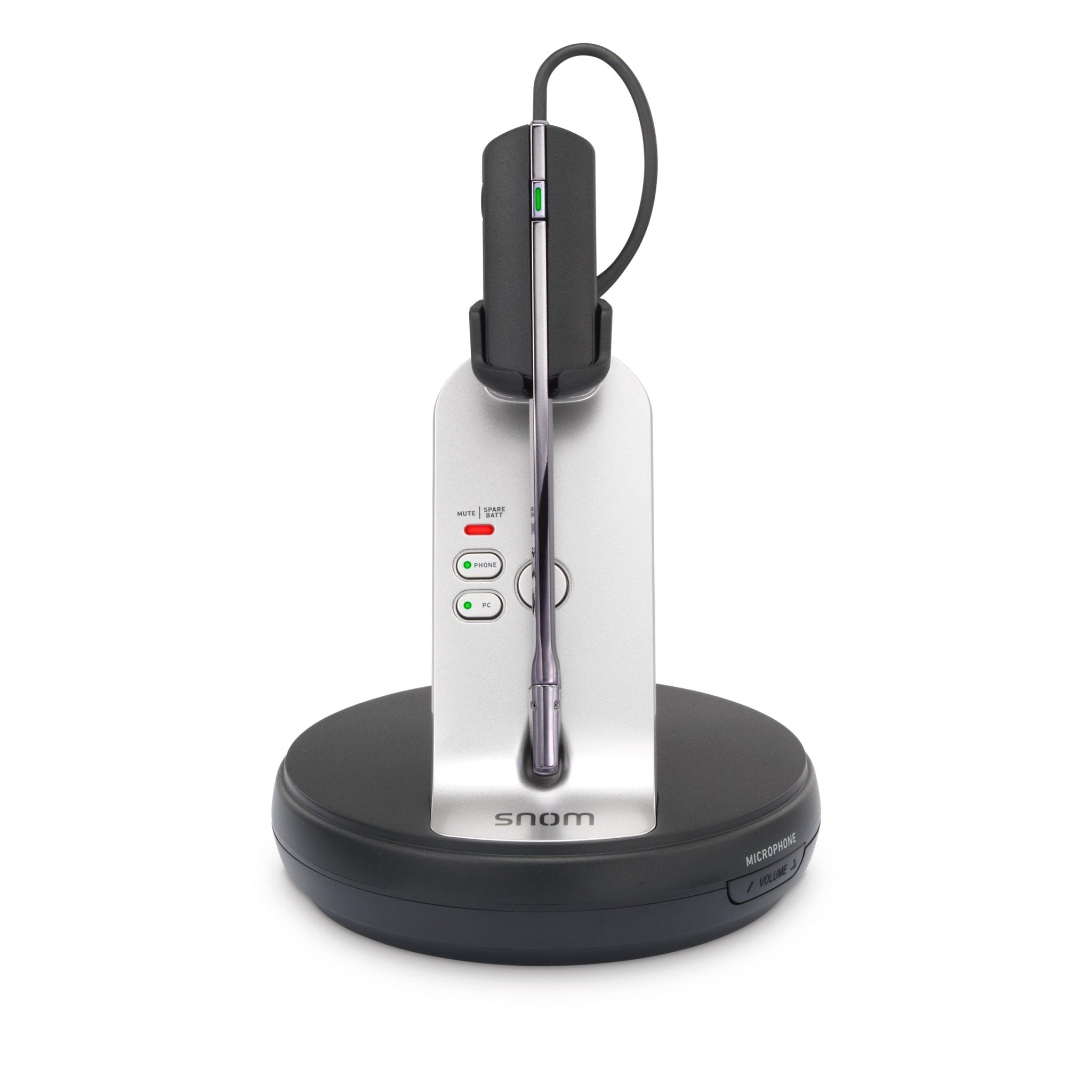 Snom A170 Wireless DECT Headset – HD Wideband Audio, Passive Noise Cancelling and 3 Wearing Styles for Snom Desk Phone & PC Mobility A170 - The Telecom Spot
