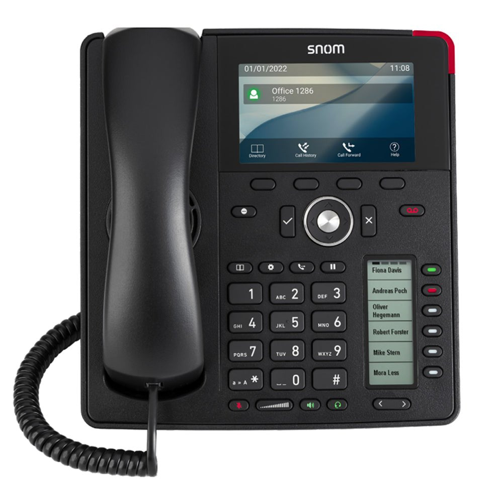 Snom D787 IP Desk Phone – WiFi - Enabled SIP Phone with 4.3" Color Display & 24 Programmable Keys (00004621) 00004621 - The Telecom Spot