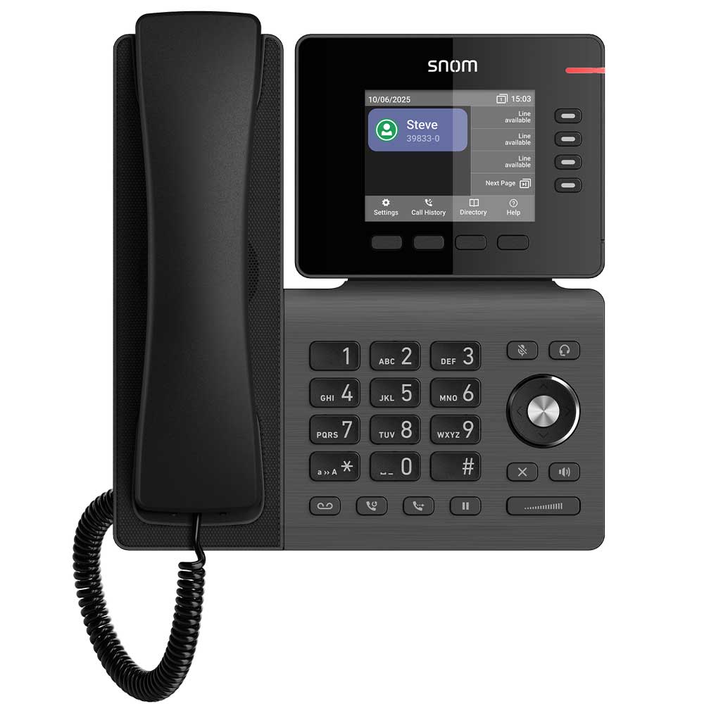 Snom D810WB Desk Phone – Wi - Fi & Bluetooth SIP Phone 80-S259-00 - The Telecom Spot