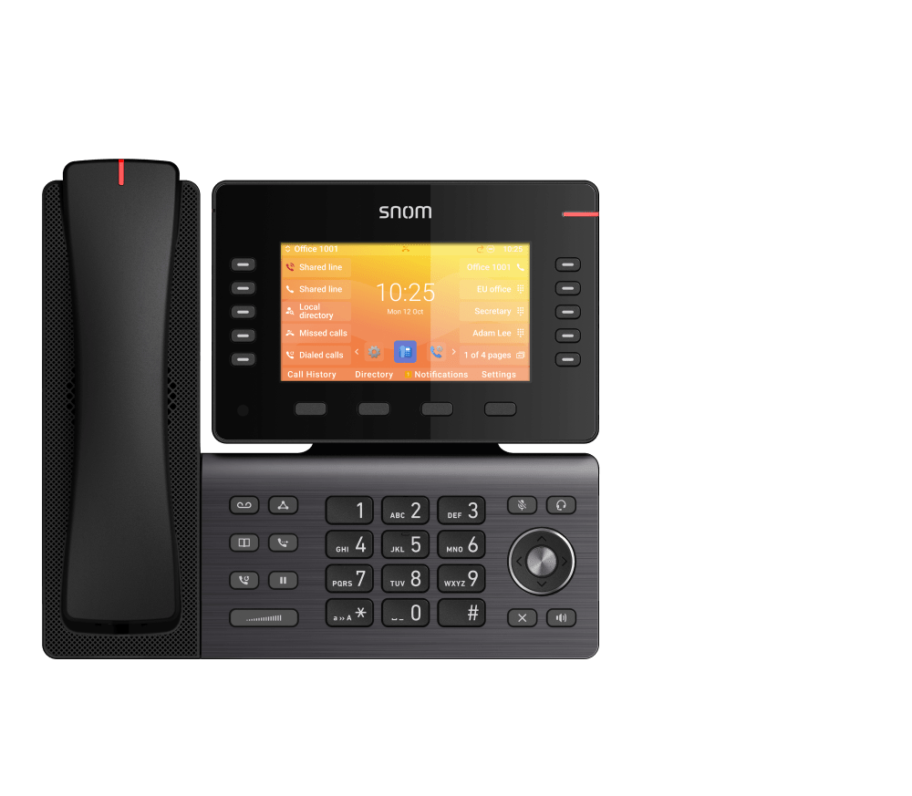 Snom D892M Premium SIP Desk Phone – 5" IPS, DECT Handset, Wi-Fi & Bluetooth 00004539 - The Telecom Spot