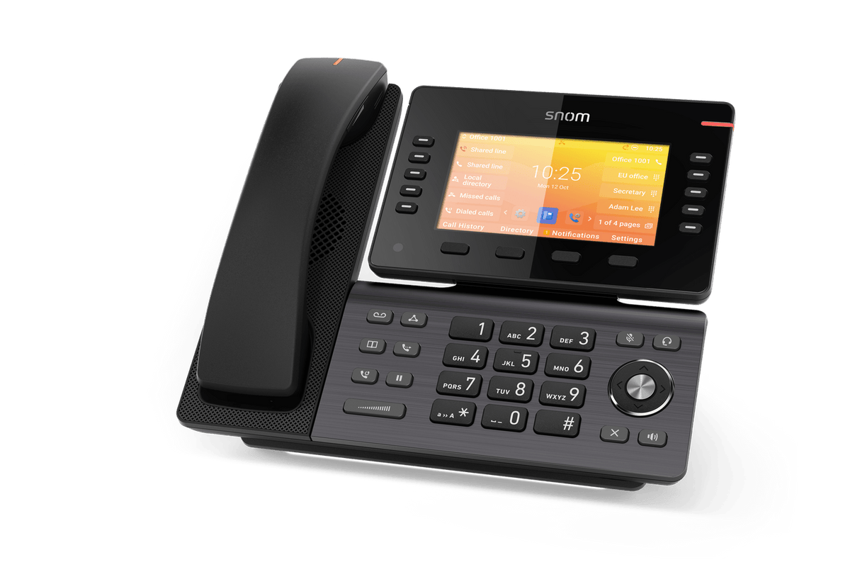 Snom D892M Premium SIP Desk Phone – 5" IPS, DECT Handset, Wi-Fi & Bluetooth 00004539 - The Telecom Spot