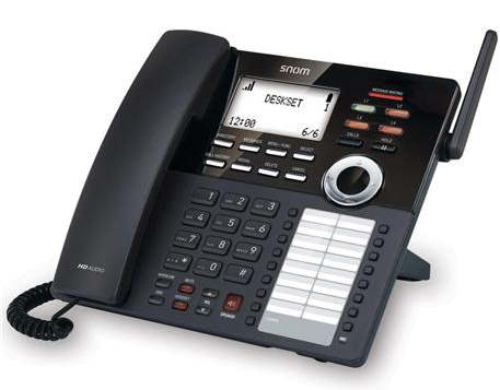 Snom M18 KLE SIP DECT 4-Line Desk Phone M18-KLE - The Telecom Spot