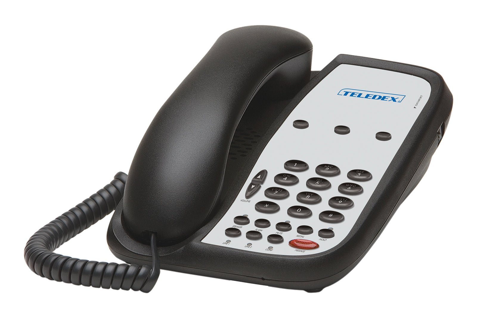 Teledex A203S Analog Phone Black IPN347491 IPN347491 - The Telecom Spot