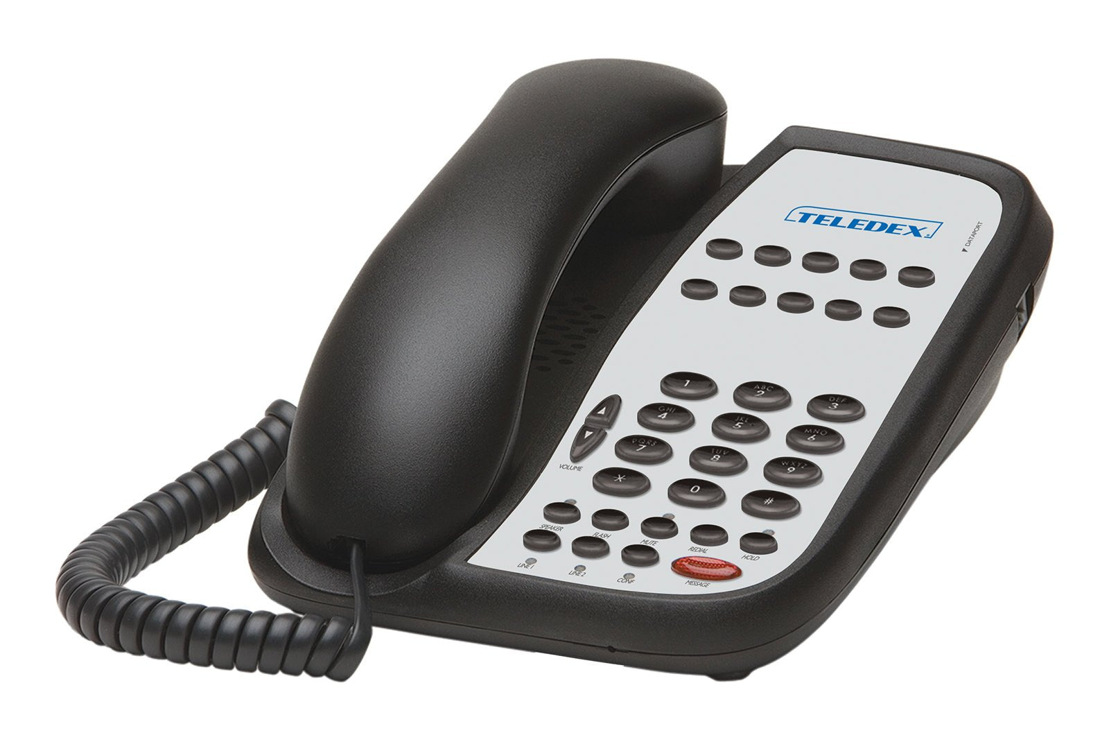 Teledex A210S Analog Phone Black IPN343591 IPN343591 - The Telecom Spot