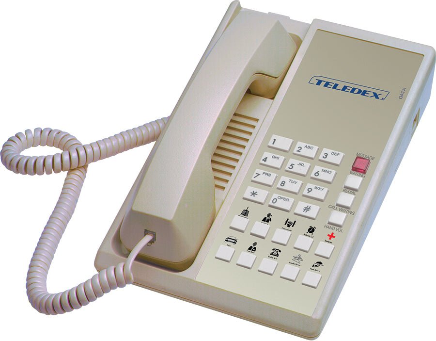 Teledex Diamond+10 Analog Phone Ash DIA65239 DIA65239 - The Telecom Spot
